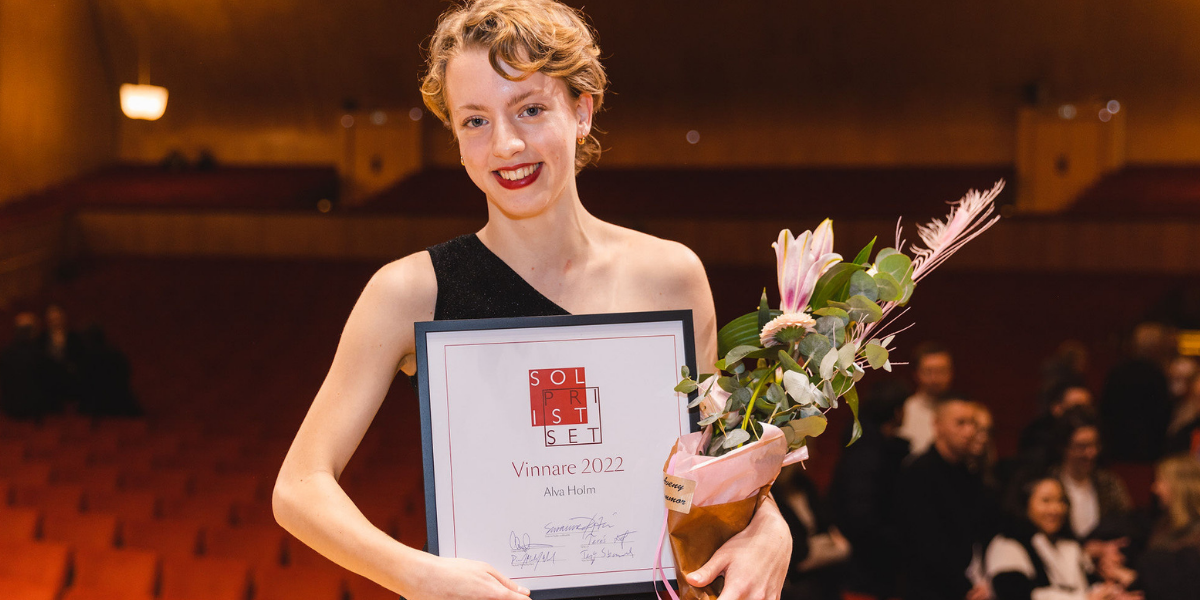 Alva Holm, vinnare av Solistpriset 2022